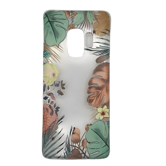 The Tropical Flowers: Case‎ Clear for Galaxy S9 - Picture 1 of 4